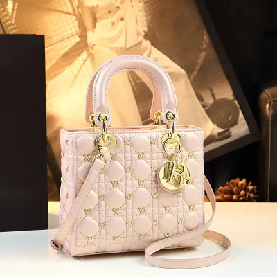 Trendy Sheepskin Crossbody Handbag